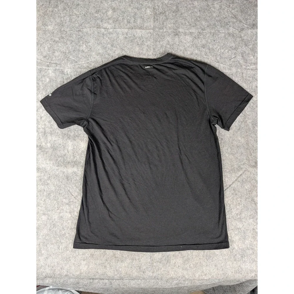 Adidas Ultimate Tee‎ Mens Black College Graphic Climalite Performance Shirt L